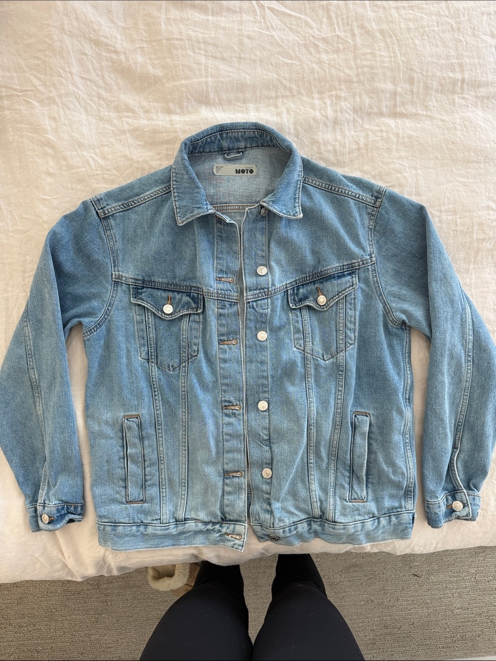 Topshop Light Blue Denim Trucker Jacket